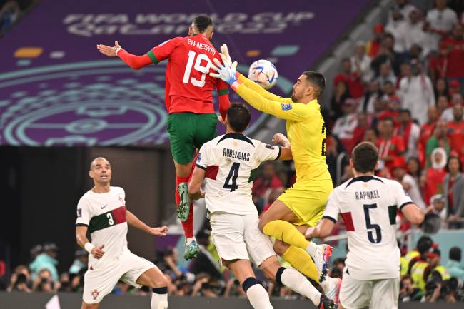 Gol de En-Nesyry abriu o placar para o Marrocos sobre Portugal