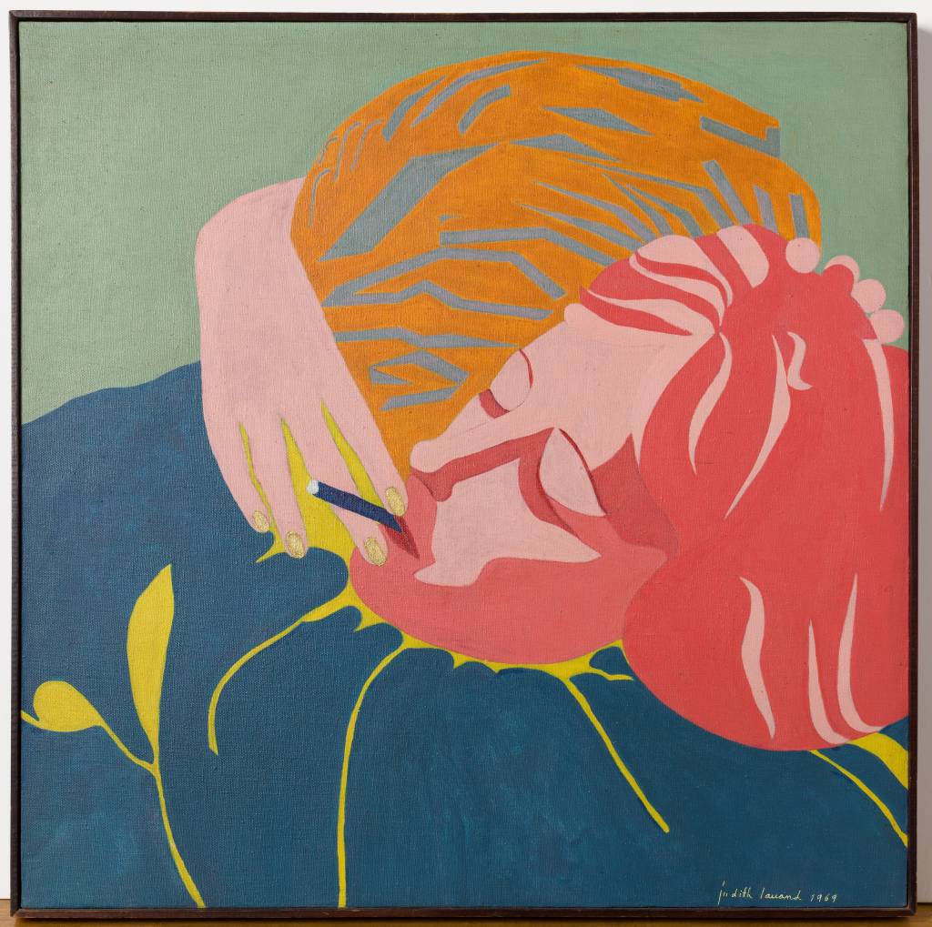 Judith Lauand, Acervo 41, Mulher fumando (Abraço), 1969 .