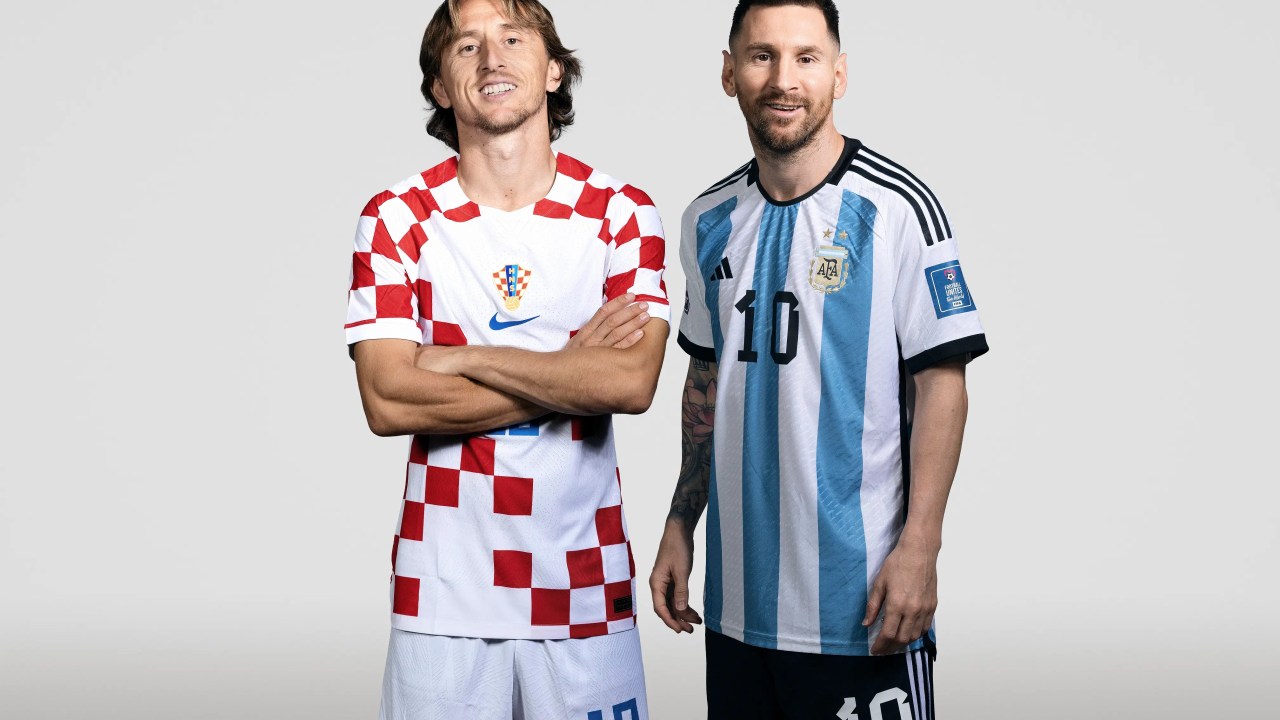 Modric, 37 anos, e Messi, 35: estrelas da Copa novamente -