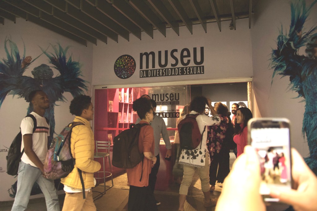 Sede do Museu da Diversidade Sexual, no centro de São Paulo