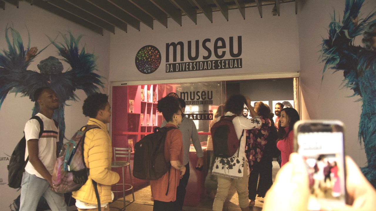 Sede do Museu da Diversidade Sexual, no centro de São Paulo
