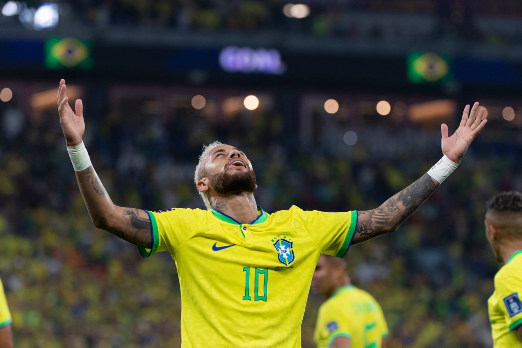 Neymar: gol pelo terceiro Mundial consecutivo -