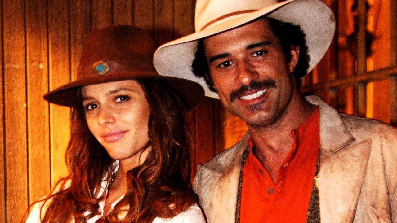Fernanda Lima e Marcos Pasquim em 'Bang Bang', novela da Globo