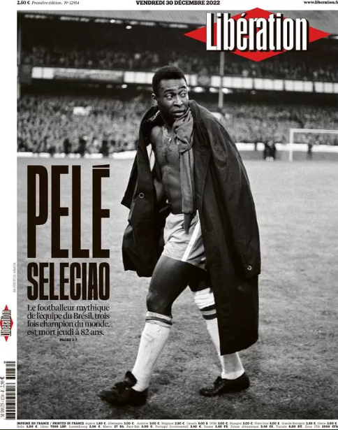 Jornal francês Libération. 30/12/2022