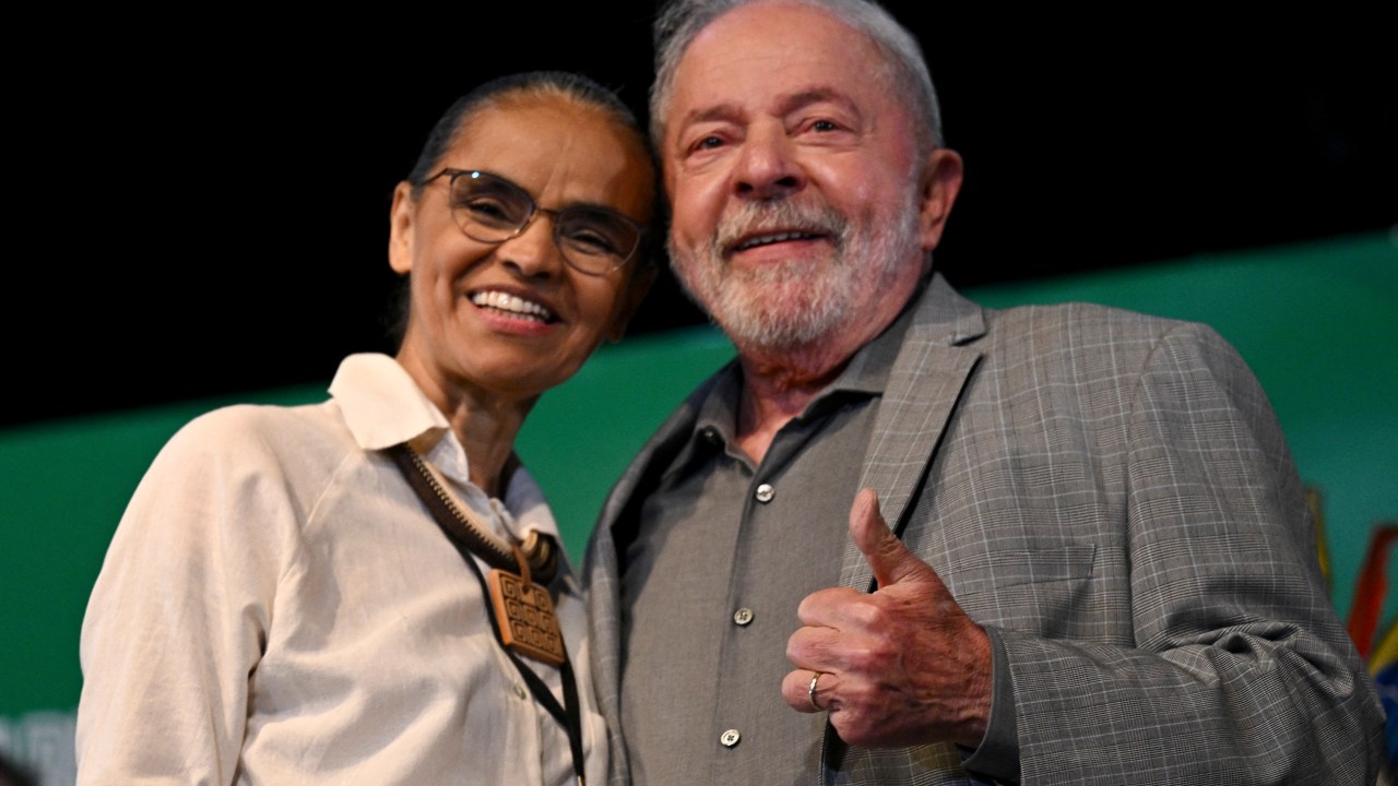 Lula e a ministra do Meio Ambiente, Marina Silva: Brasil será referência em sustentabilidade