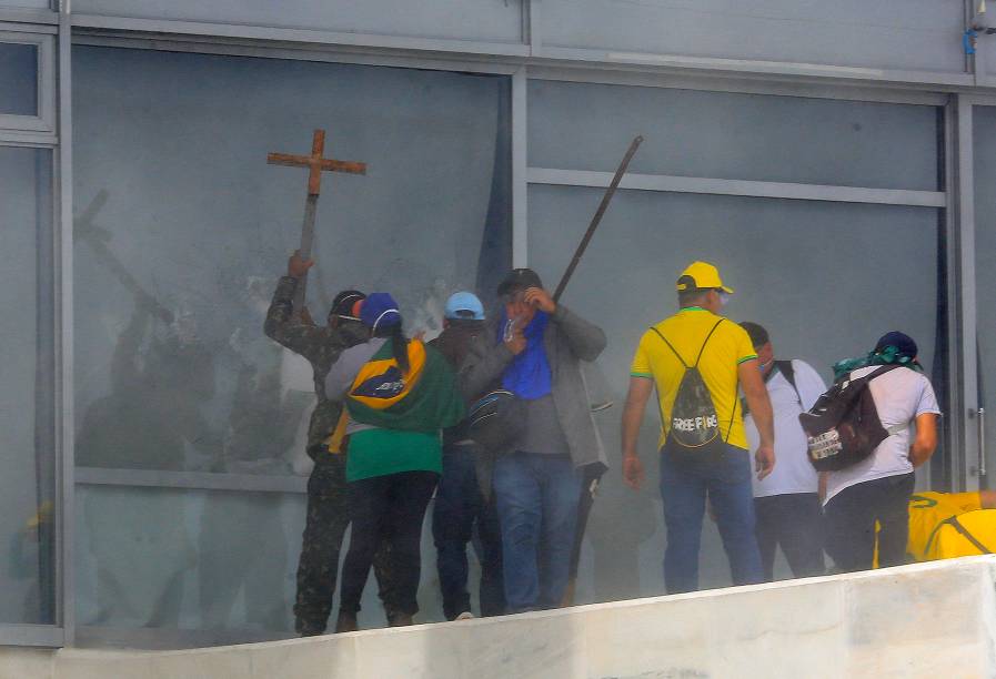 Invasão ao Congresso Nacional, STF e Palácio do Planalto, em Brasília -