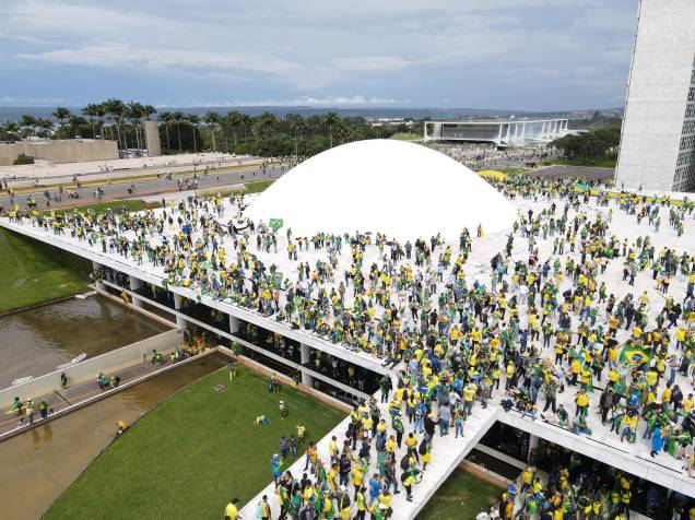 Invasão ao Congresso Nacional, STF e Palácio do Planalto, em Brasília - Invasão ao Congresso Nacional, STF e Palácio do Planalto, em Brasília -