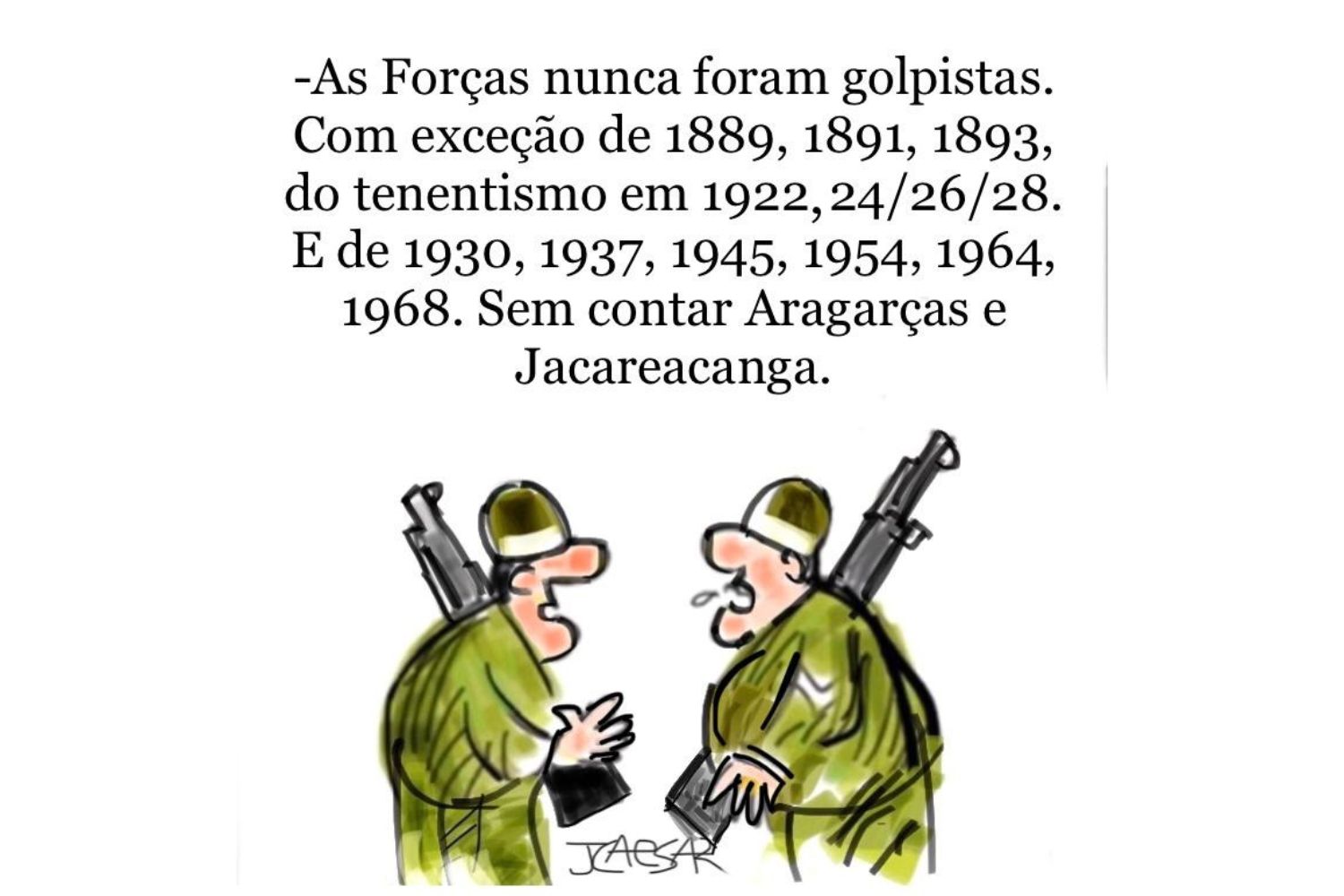 Charge do JCaesar | VEJA