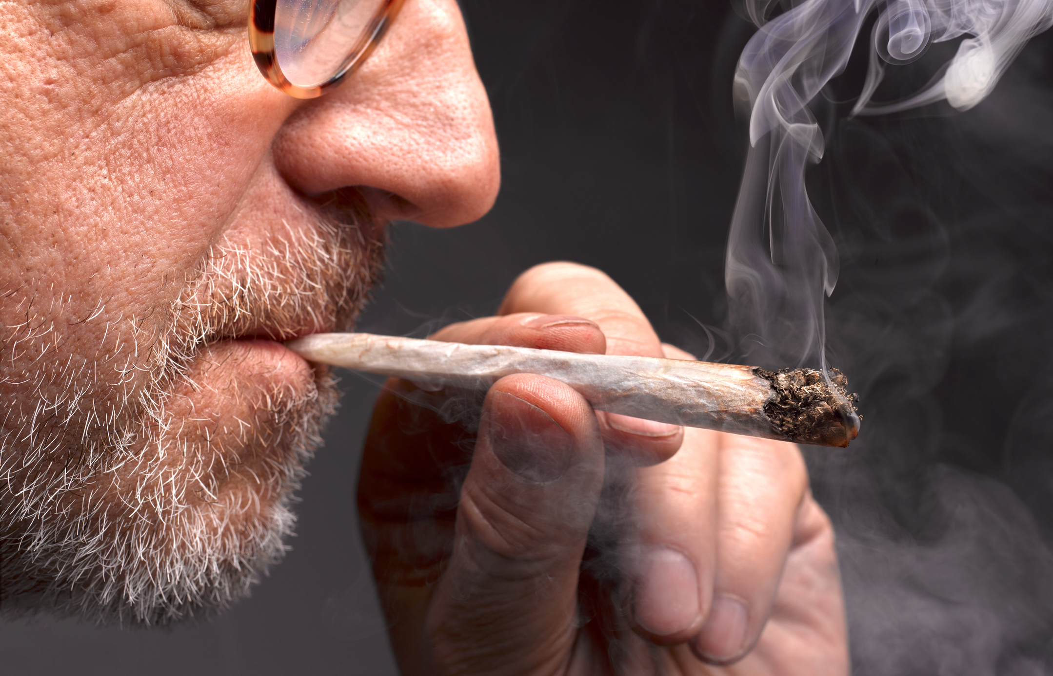 Marijuana Joint cigarette, close up