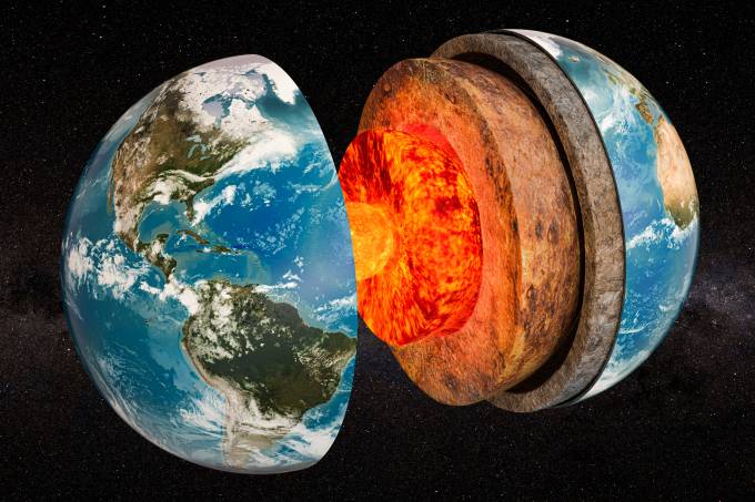 El estudio dice que la rotación del núcleo de la Tierra puede haberse detenido y amenaza con invertir su dirección