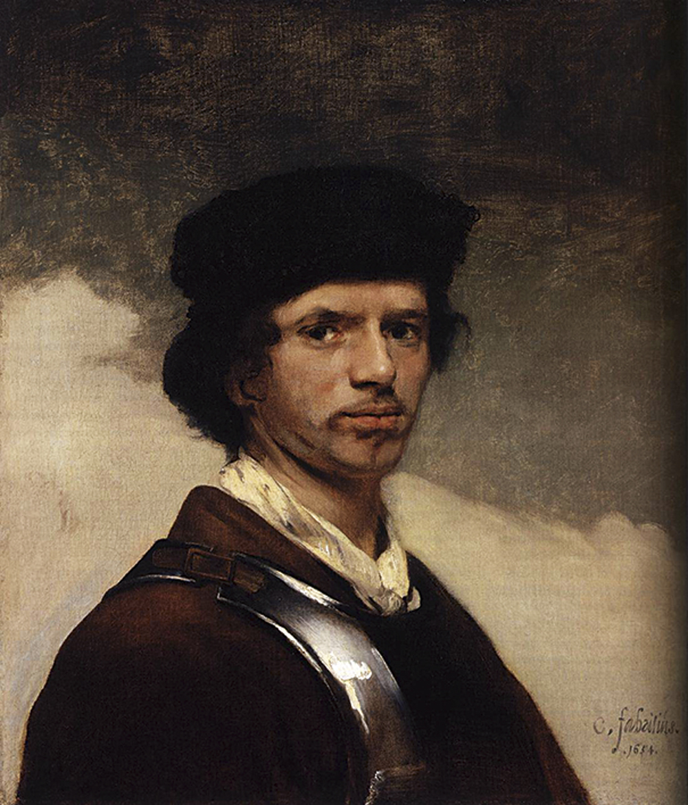 Jan-Vermeer-Self-Portrait1654.jpg O ROSTO DA ESFINGE - Autorretrato de Vermeer, gênio que forma, com o contemporâneo Rembrandt, a dupla central da Era de Ouro das artes holandesas -