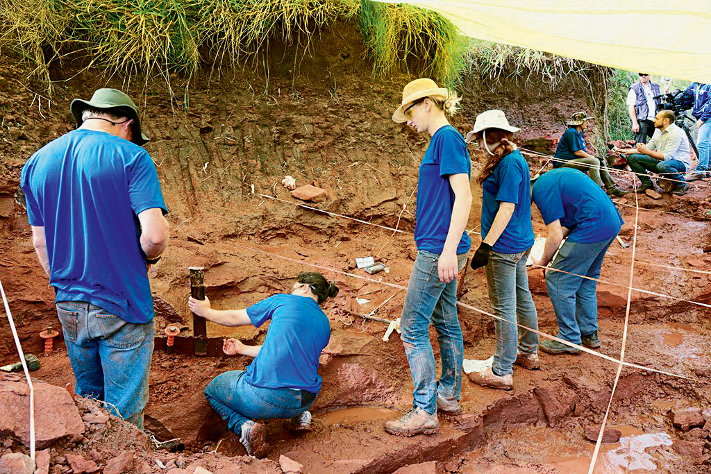 EM CAMPO - Paleontólogos em Cruzeiro do Oeste: reconhecimento internacional -