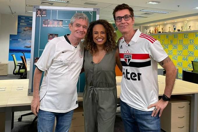 Serginho Groisman, Karine Alves e Dinho Ouro Preto –