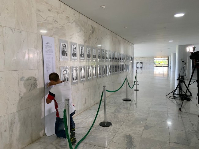 Galeria de ex-presidentes no Palácio do Planalto