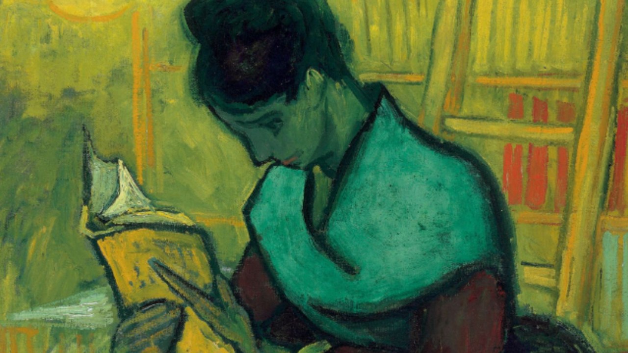 Obra 'Une liseuse de romans' (Uma Leitora de Romance), de Vincent van Gogh