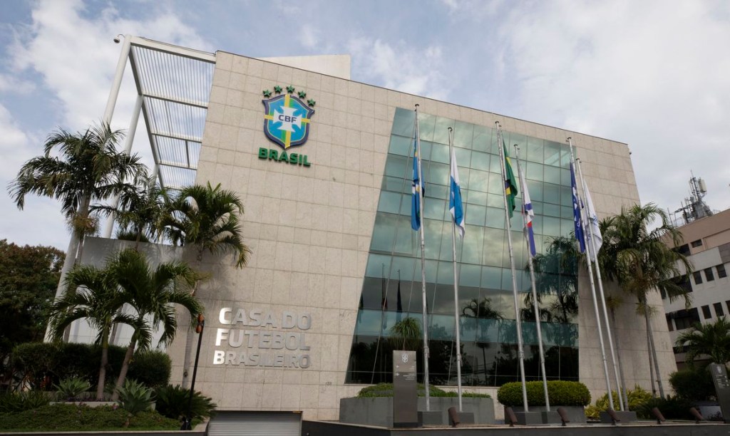 Sede da CBF, no Rio, onde se reuniram representantes dos clubes -
