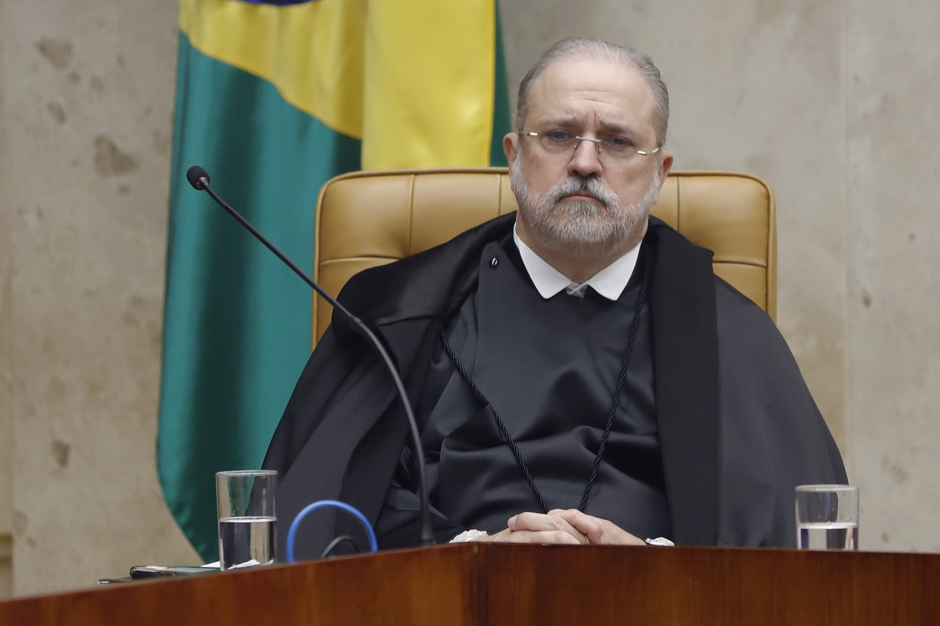 Procurador Geral da República, Augusto Aras, discursa na sessão solene de abertura do Ano Judiciário. Crédito para a Foto: Rosinei Coutinho/SCO/STF