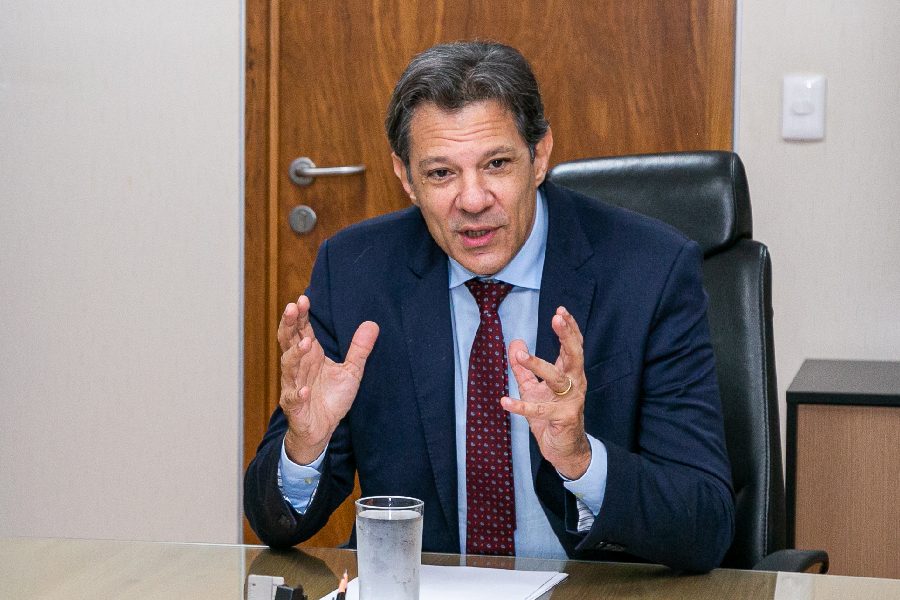 O ministro da Fazenda, Fernando Haddad -