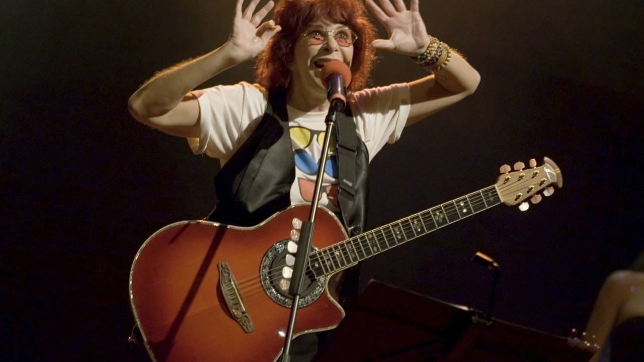 Rita Lee durante show em 2008 -