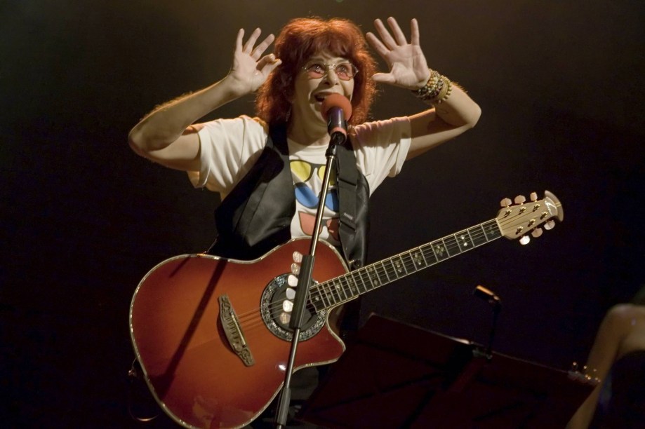 Rita Lee durante show em 2008 -