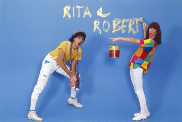 Roberto de Carvalho e Rita Lee, em 1983 -