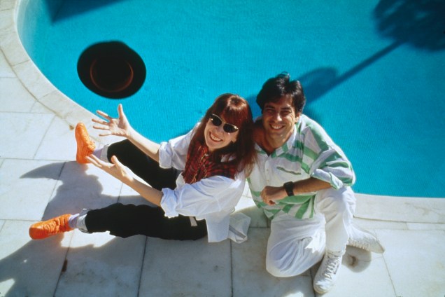 Rita Lee e Roberto de Carvalho, em 1987 -