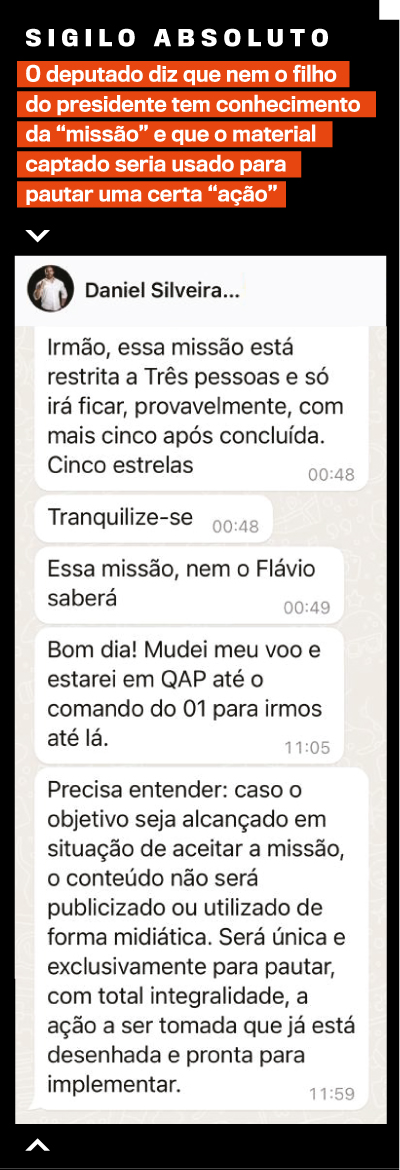 Mensagens de senador revelam operação golpista de Bolsonaro contra Moraes |  VEJA