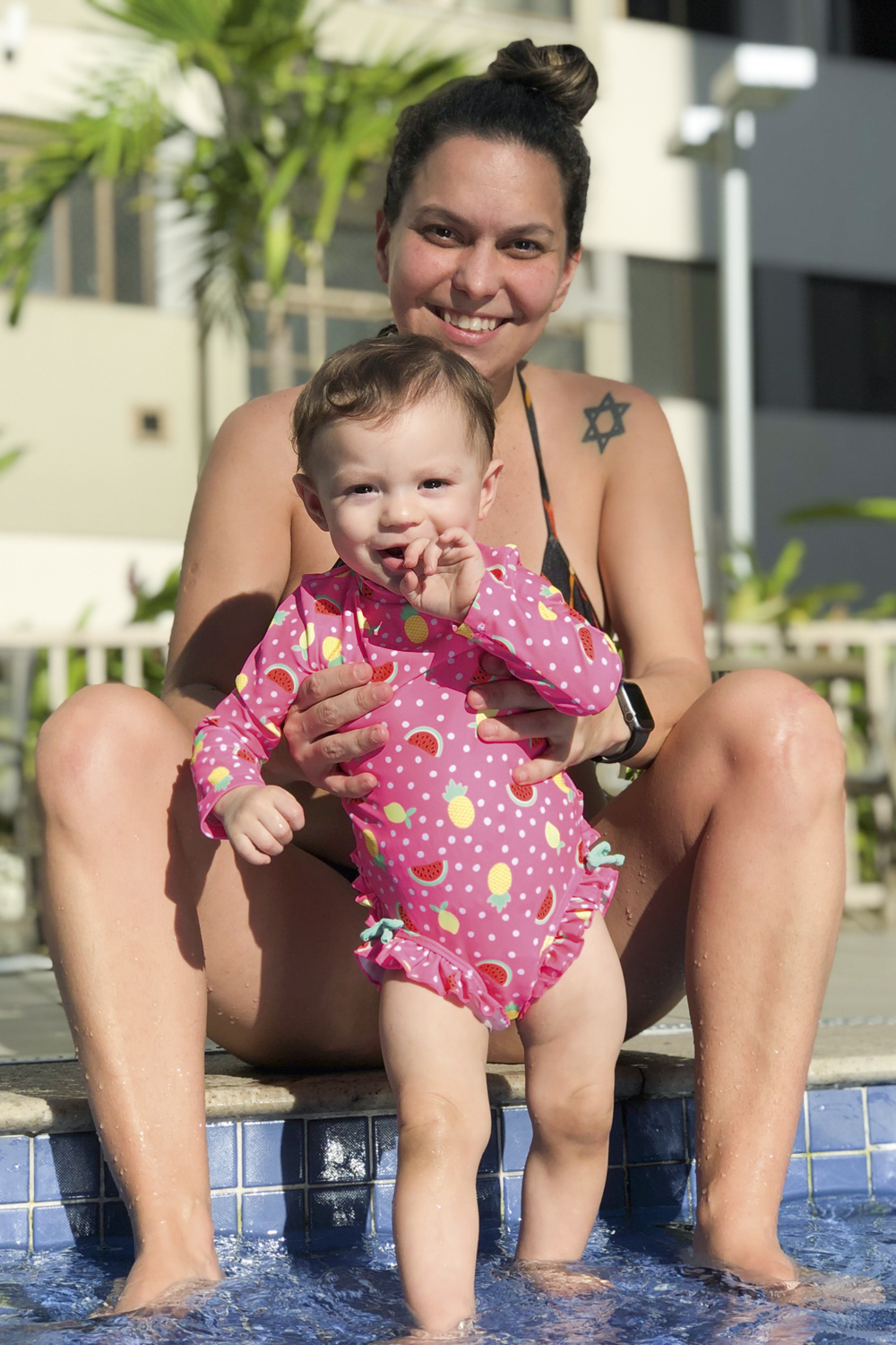 BATEU ARREPENDIMENTO - Após o parto de Maitê, Stephanie Ventura, 36, mudou sua visão sobre a cirurgia. “Ela nasceu pequenininha e eu me senti egoísta”, admite -