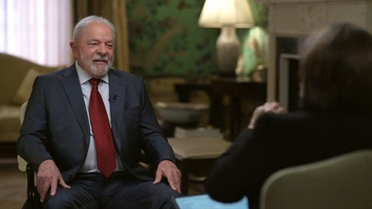 Presidente Lula (PT) em entrevista à CNN, horas antes de encontro com o líder dos EUA, Joe Biden. 10/02/2023 -