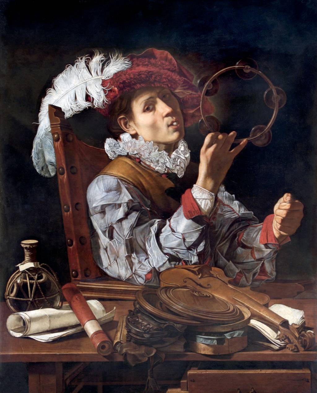 modelo 1 CeccodelCaravaggio_FabbricantediStrumentiMusicali_ApsleyHouse_WellingtonMuseum_Londra©Historic England Archive’.jpg FORÇA - O Fabricante de Instrumento Musical: arrojado -
