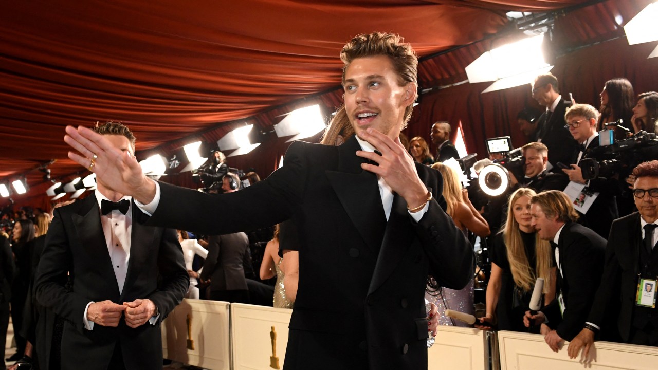 US actor Austin Butler attends the 95th Annual Academy Awards at the Dolby Theatre in Hollywood, California on March 12, 2023. (Photo by VALERIE MACON / AFP)