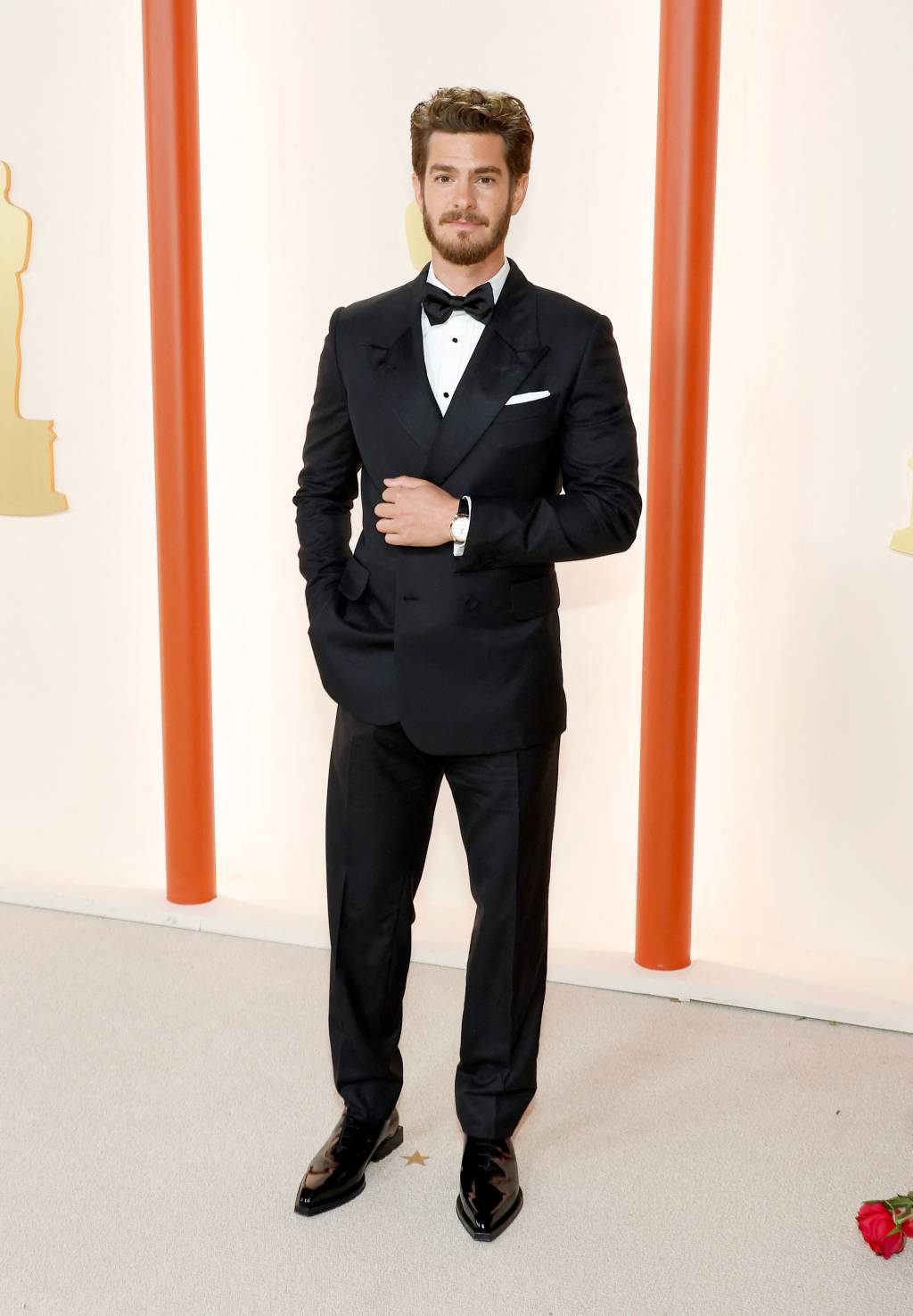 HOLLYWOOD, CALIFORNIA - MARCH 12: Andrew Garfield attends the 95th Annual Academy Awards on March 12, 2023 in Hollywood, California. Mike Coppola/Getty Images/AFP (Photo by Mike Coppola / GETTY IMAGES NORTH AMERICA / Getty Images via AFP)