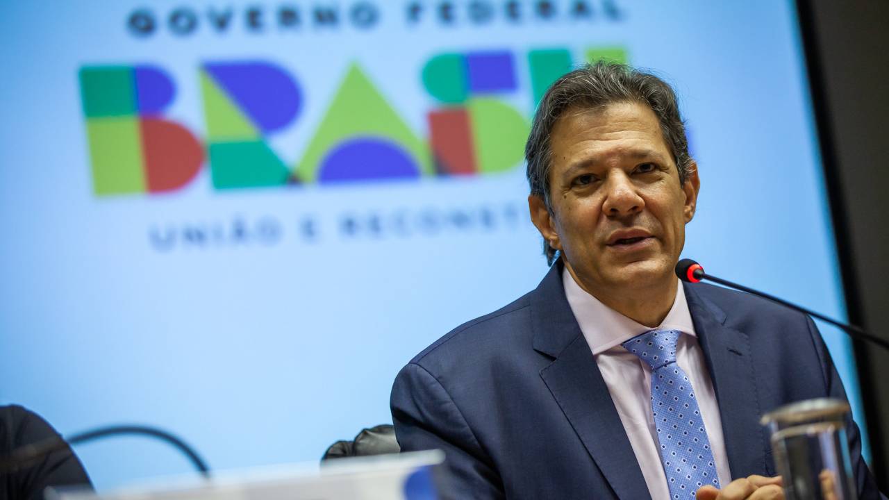 O ministro da Fazenda, Fernando Haddad