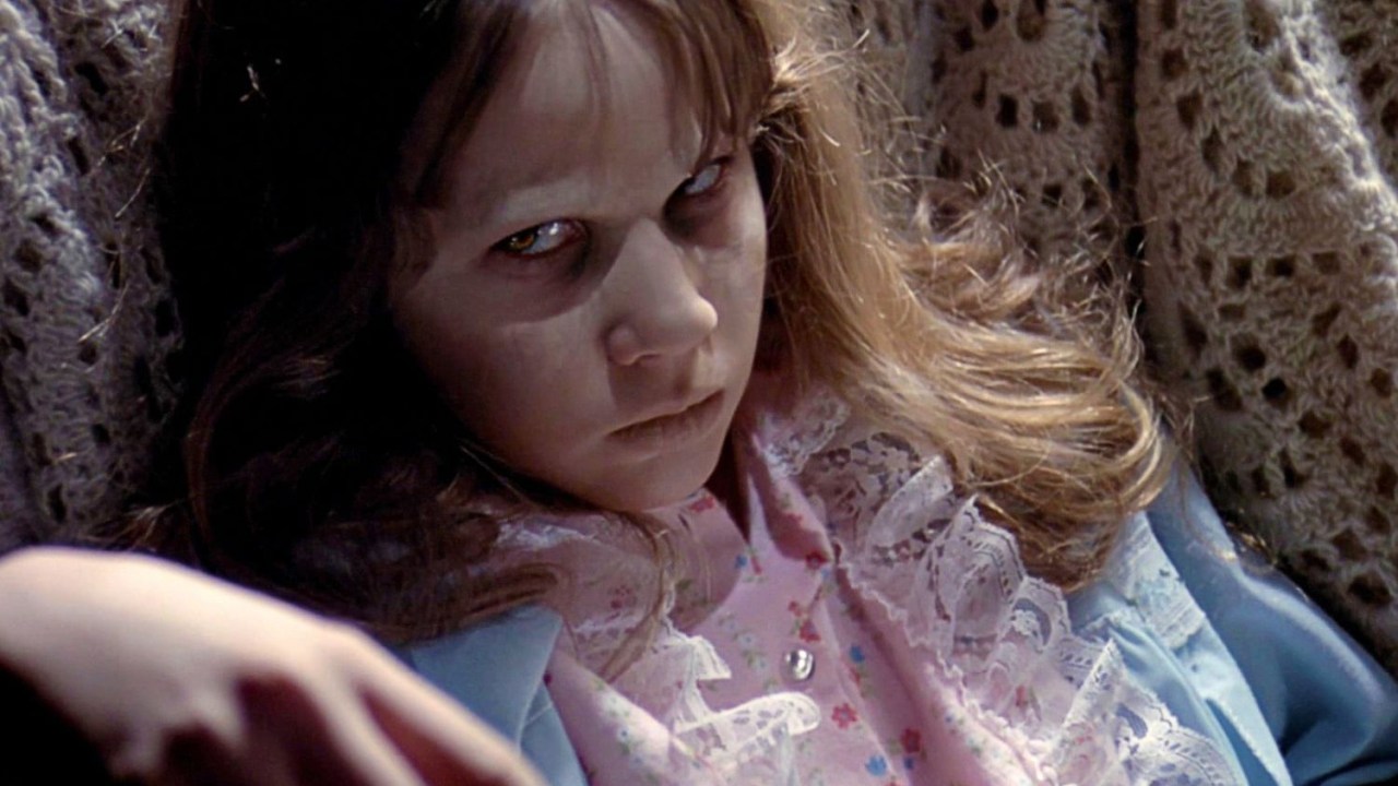 Linda Blair em 'O Exorcista' (1973).