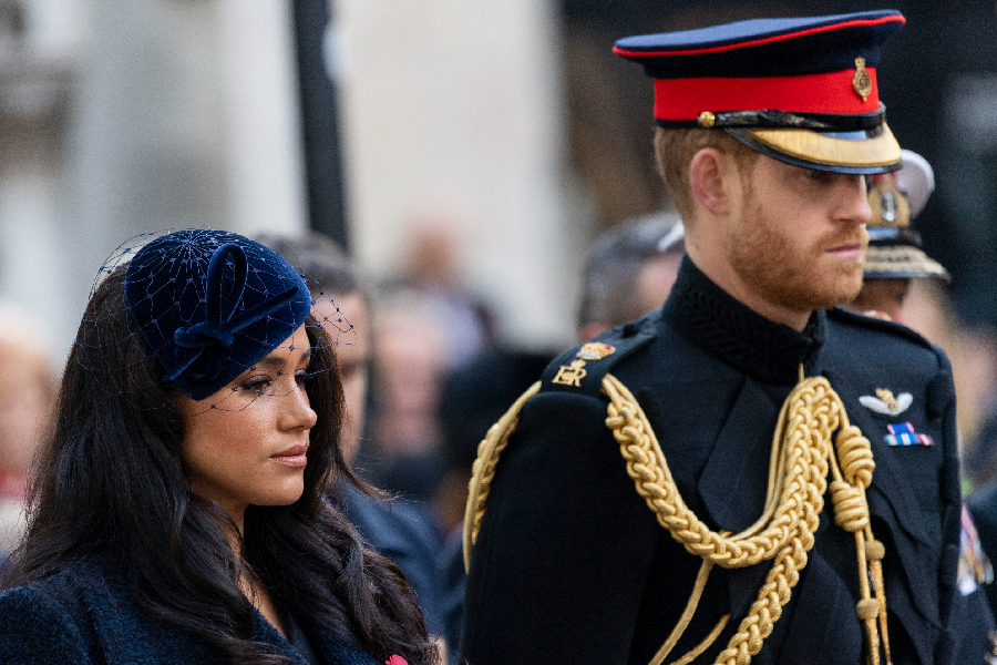Meghan Markle e o príncipe Harry