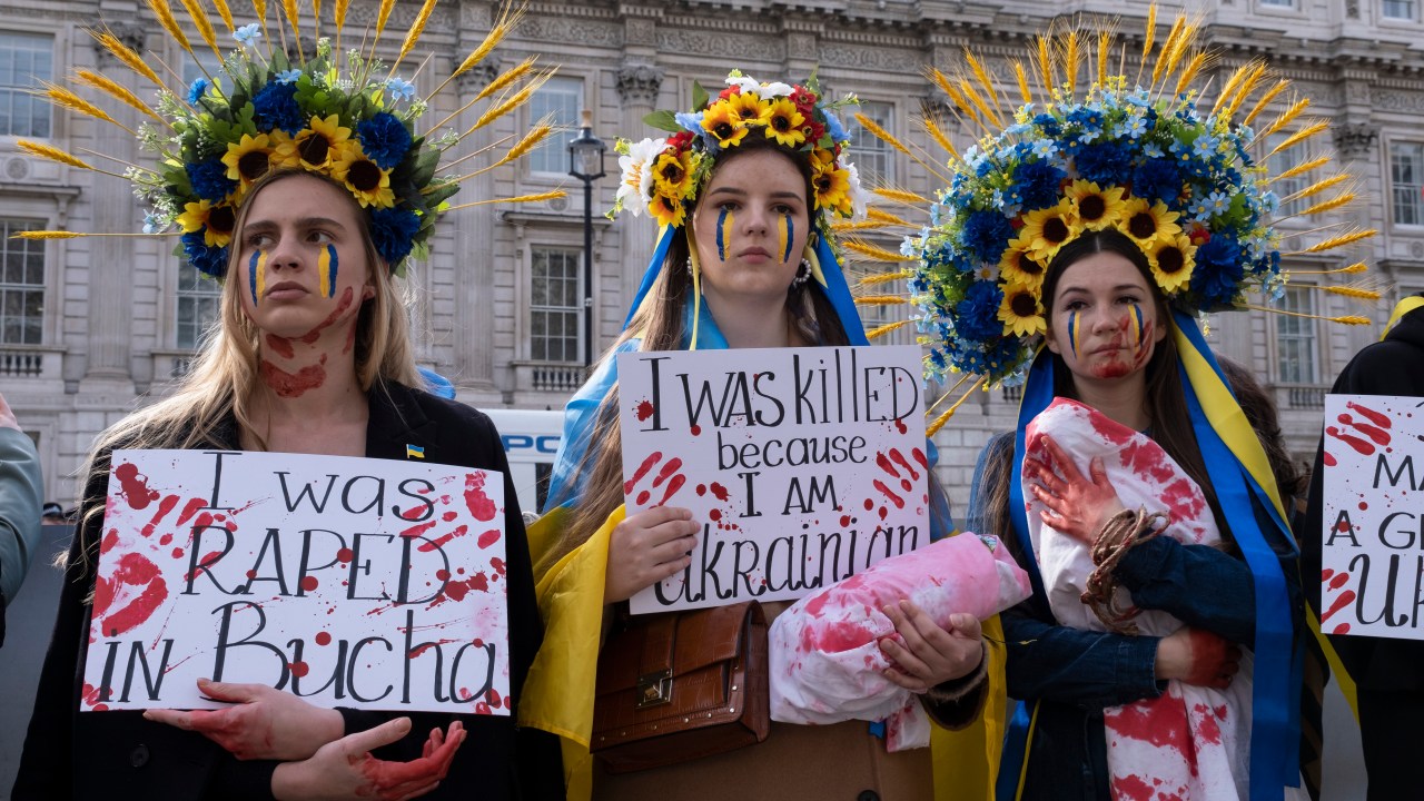 Ukrainians Protest In London