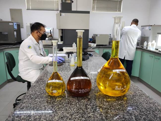 Laboratorio de controle de qualidade da usina de biodiesel Granol_crédito Profissionais do Texto 5 Facilidade de acesso a grandes volumes de dados, combinada com o uso de ferramentas automatizadas, incluindo inteligência artificial, pode estar impulsionando a produção de estudos de baixa qualidade