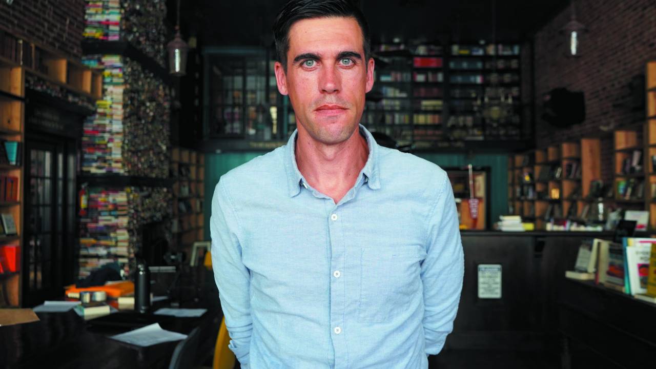 O autor e palestrante americano Ryan Holiday, autor de livros sobre estoicismo