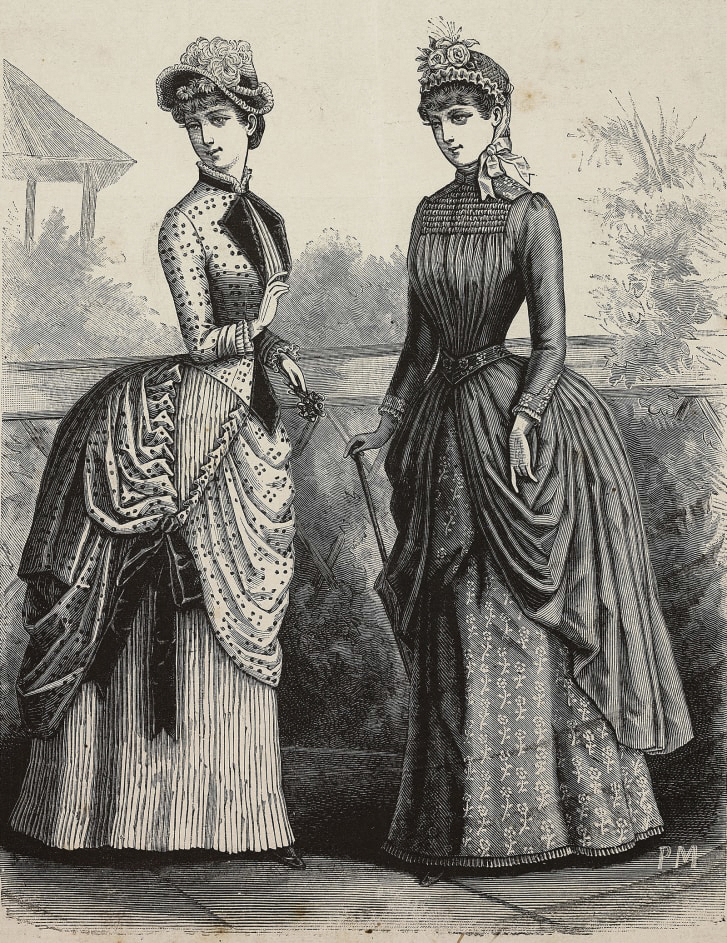 IN FASHION - Bustles: big buttocks were synonymous with status