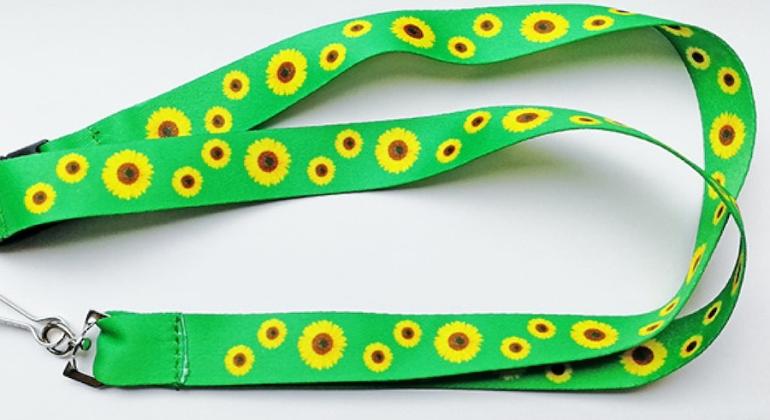 Cordão de girassóis