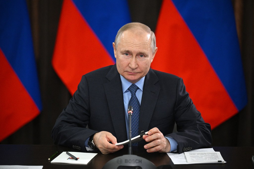 O presidente da Rússia, Vladimir Putin.