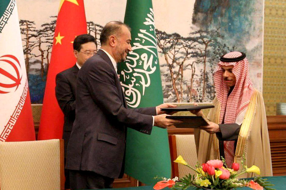 Ministros das Relações Exteriores da Arábia Saudita e do Irã se encontram em Pequim