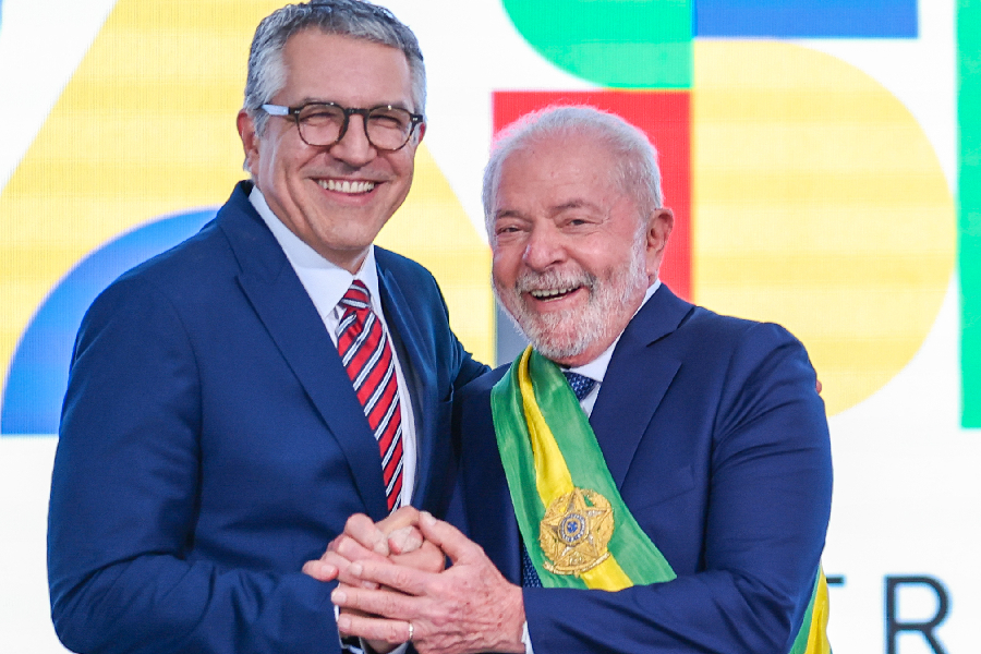 02.01.2023 – Presidente Lula empossa novos Ministros de Estado. – Ministro Alexandre Padilha é empossado como Ministro de Relações Institucionais. Foto: Ricardo Stuckert