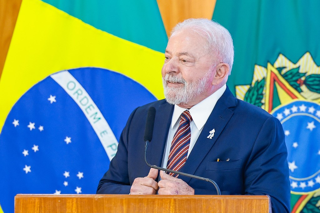 Foto oficial dos participantes da Cúpula do G7 de 2023, em Hiroshima, no Japão, que teve a presença do presidente Lula