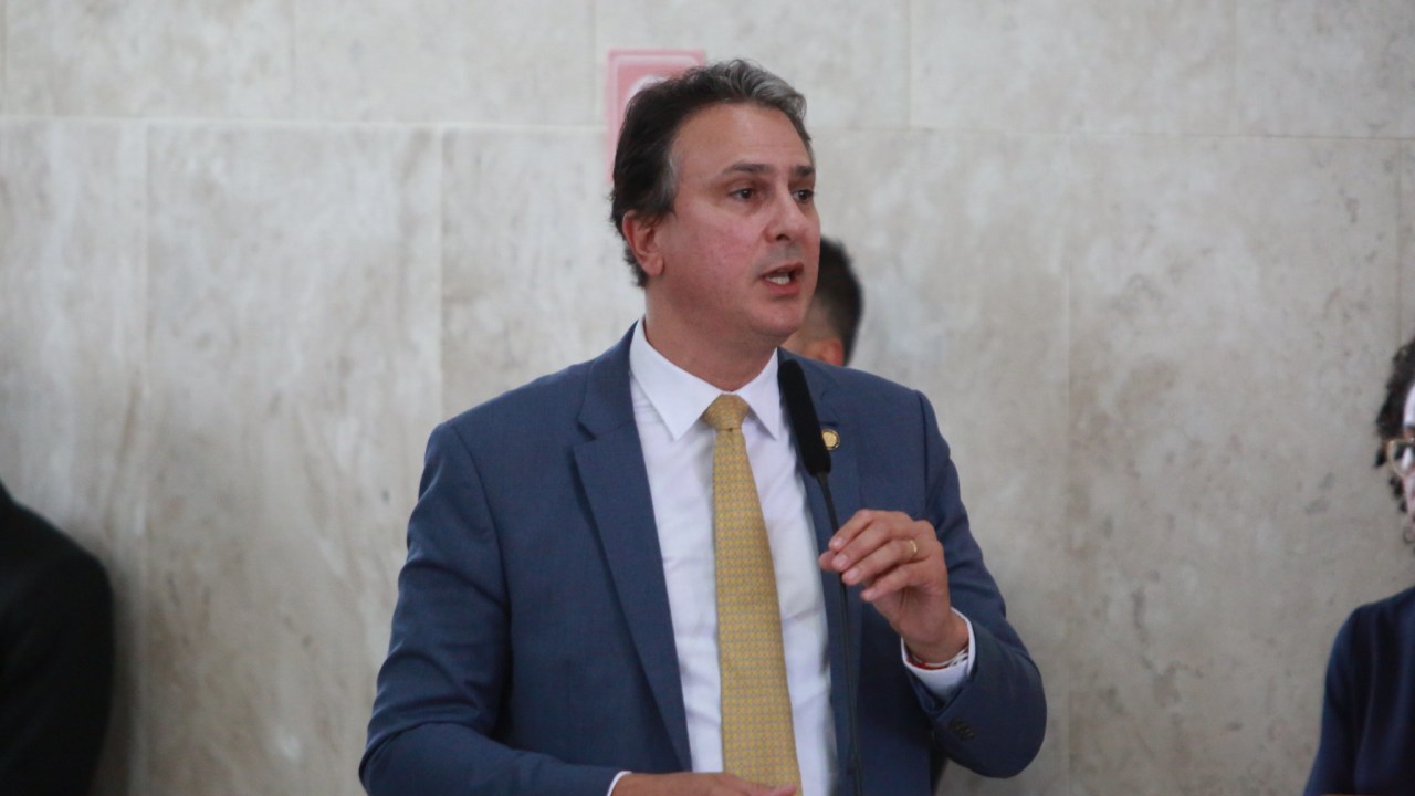 O ministro da Educação, Camilo Santana