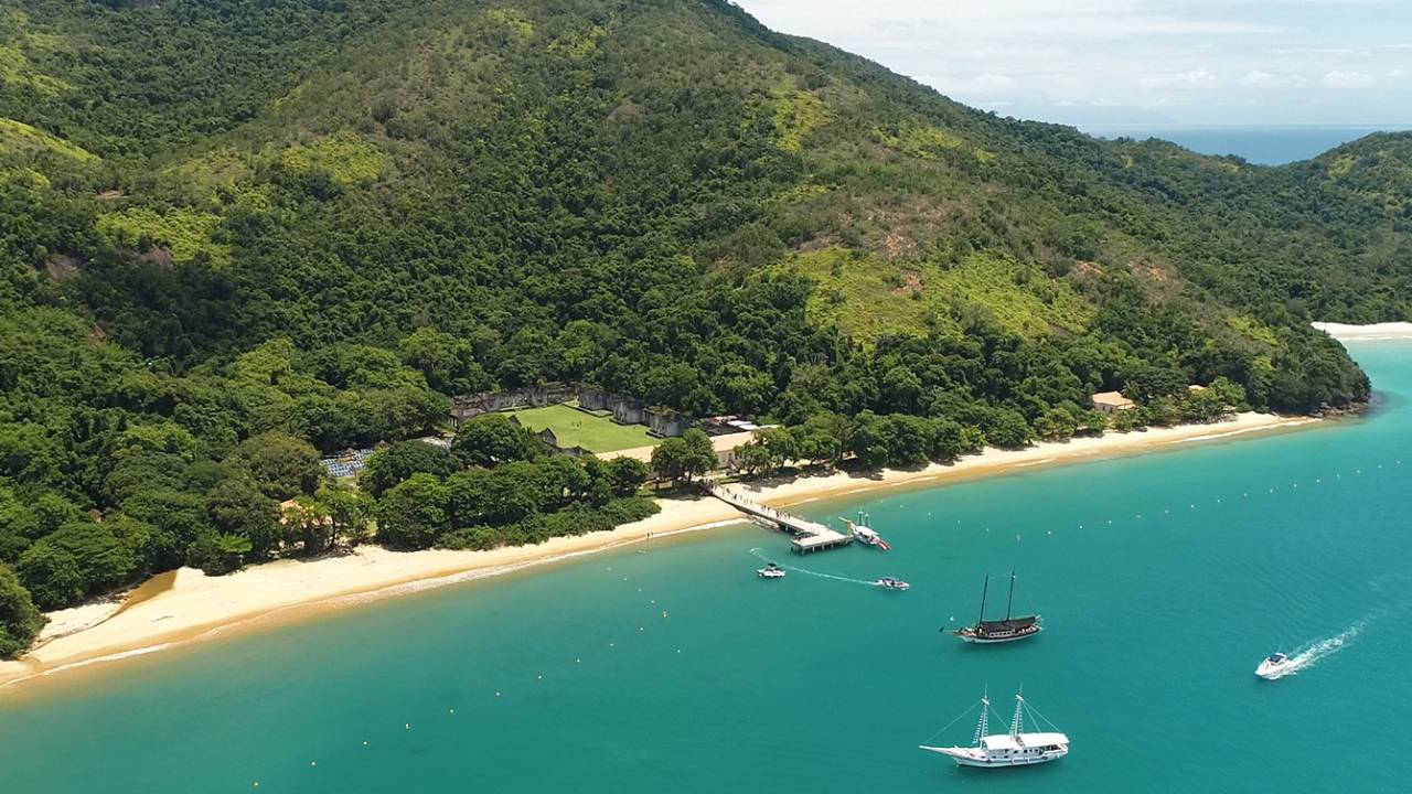 Ilha Anchieta, localizada em Ubatuba (SP)