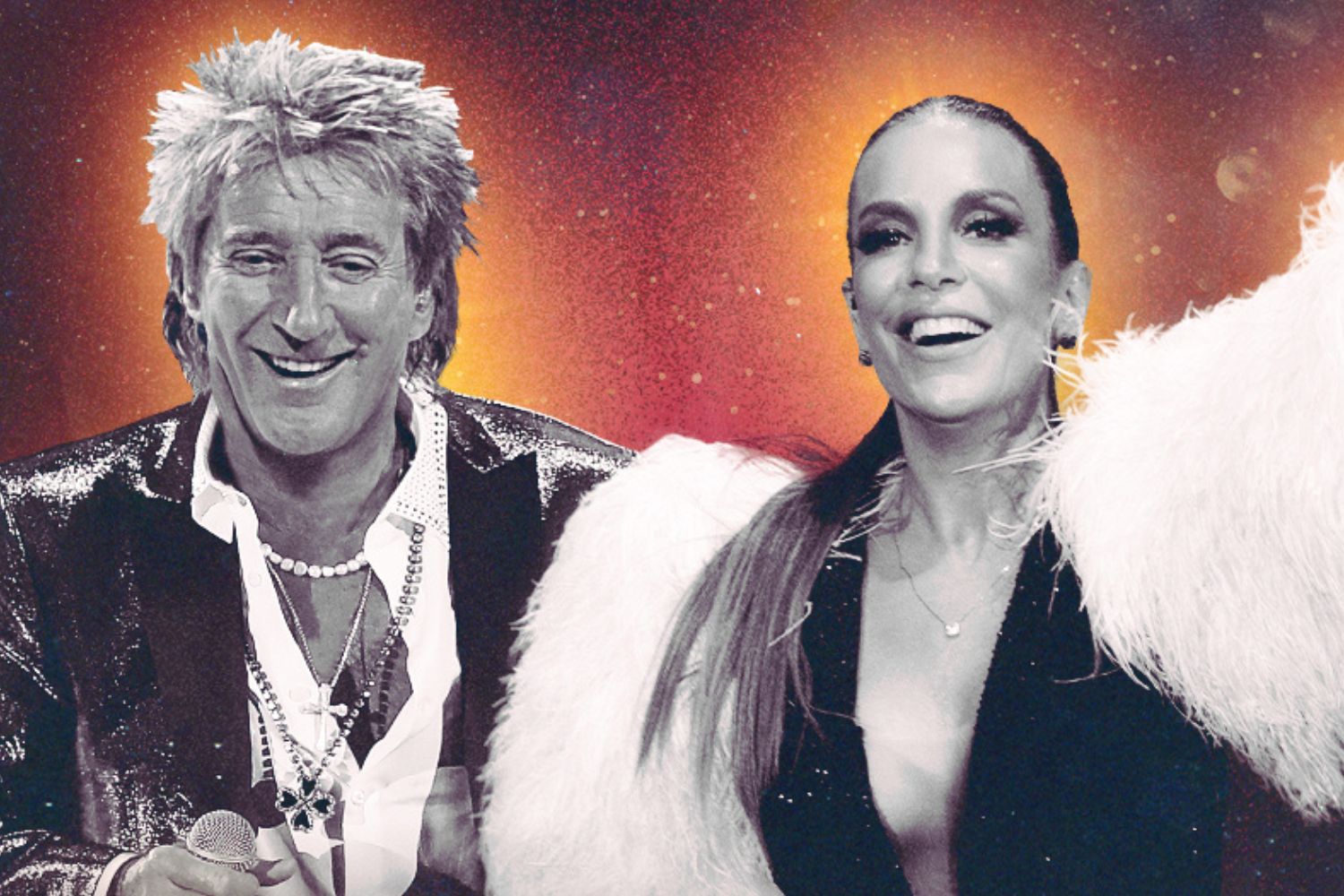 A peculiar parceria de Rod Stewart e Ivete Sangalo em São Paulo