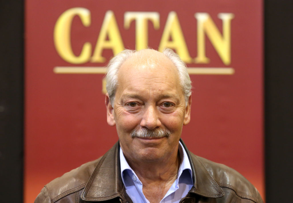 O designer de jogos de tabuleiro alemão Klaus Teuber, criador de Catan -
