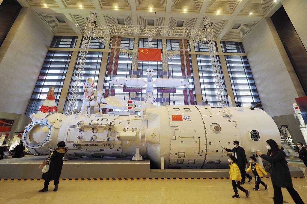 GettyImages-1247905087.jpg PRESENTE - Tiangong, estação criada pelos chineses: pesquisas em andamento