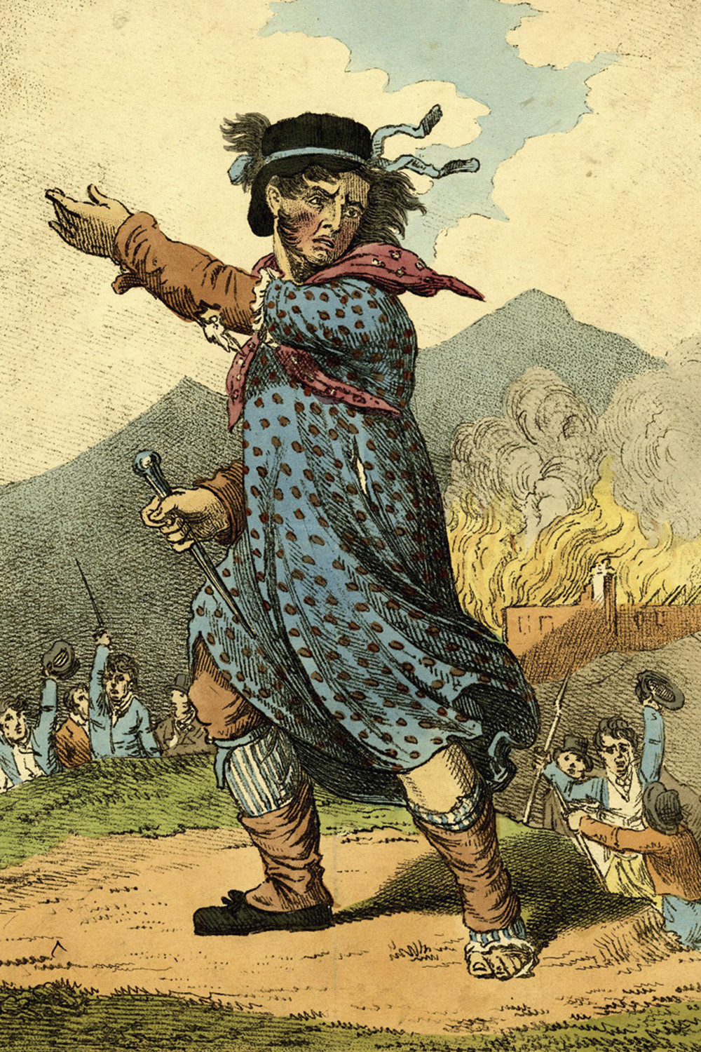 LUDISMO-a.jpg PAREM AS MÁQUINAS - Ned Ludd, o lendário trabalhador inglês do século XVIII: revolta contra a industrialização